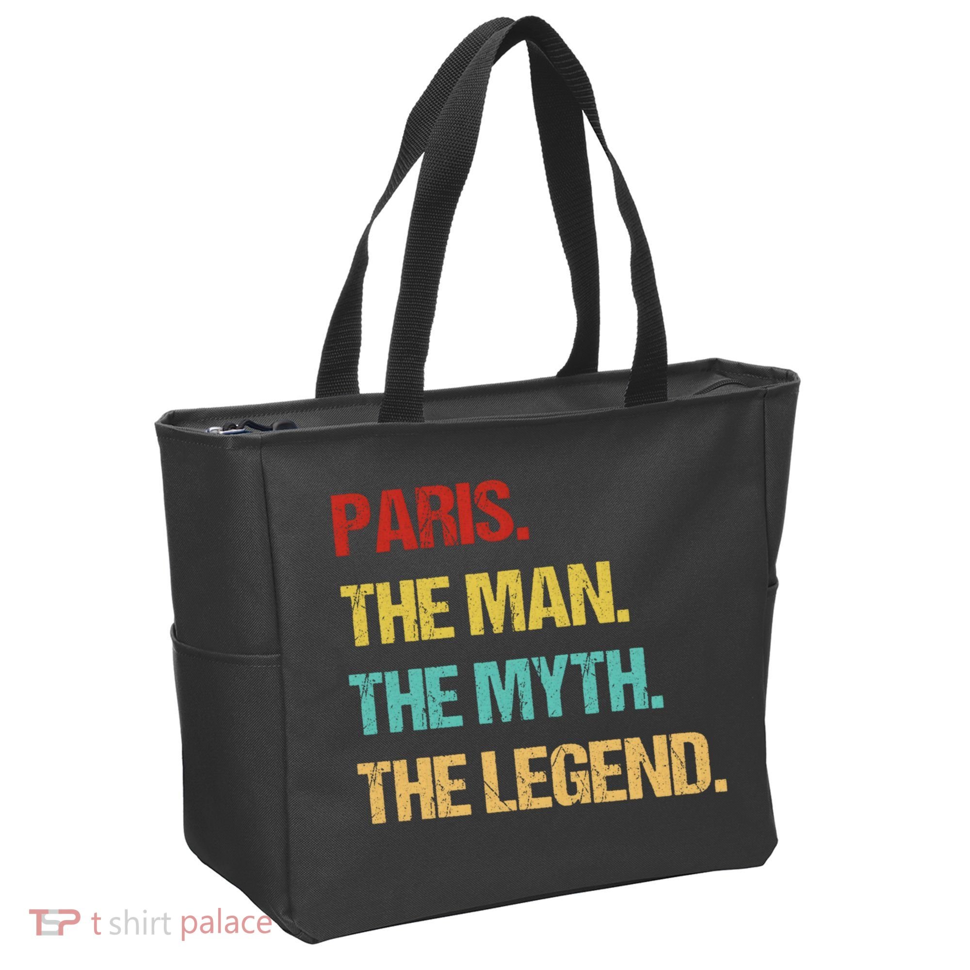 Paris The Man The Myth Tote Bag