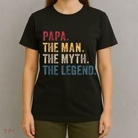 Papa The Man The Myth The Legend T-Shirt thumb 4