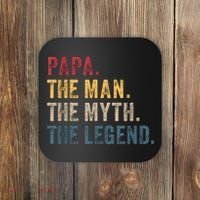 Papa The Man The Myth The Legend Coaster thumb 0
