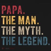 Papa The Man The Myth The Legend Mousepad thumb 1