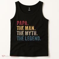 Papa The Man The Myth The Legend Tank Top thumb 2