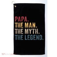 Papa The Man The Myth The Legend Golf Towel thumb 0