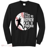 Proud ThatS My Nephew Out There Baseball Aunt Uncle Graphic Sweatshirt thumb 0
