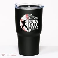Proud ThatS My Nephew Out There Baseball Aunt Uncle Graphic Tumbler thumb 0