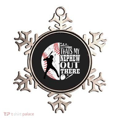 Proud ThatS My Nephew Out There Baseball Aunt Uncle Graphic Ornament