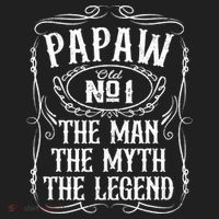 PaPaw The Man The Myth The Legend Funny Fathers Day Gift Hat thumb 2