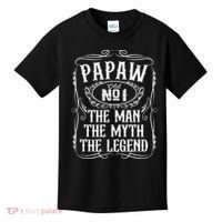 PaPaw The Man The Myth The Legend Funny Fathers Day Gift Kids T-Shirt thumb 0