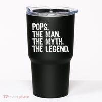 Pops The Man The Myth The Legend Gift Christmas Tumbler thumb 0