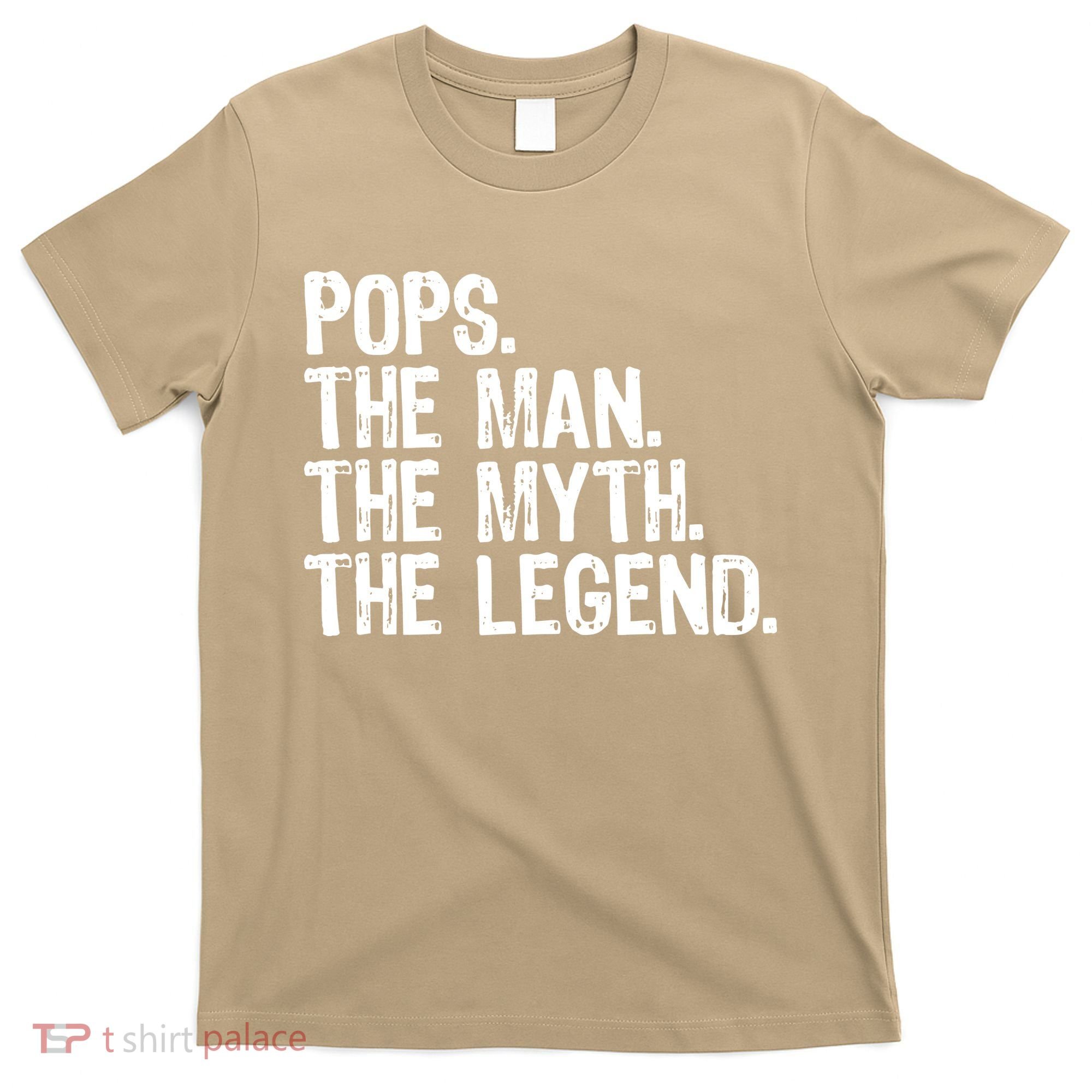 Pops The Man The Myth The Legend Gift Christmas T-Shirt