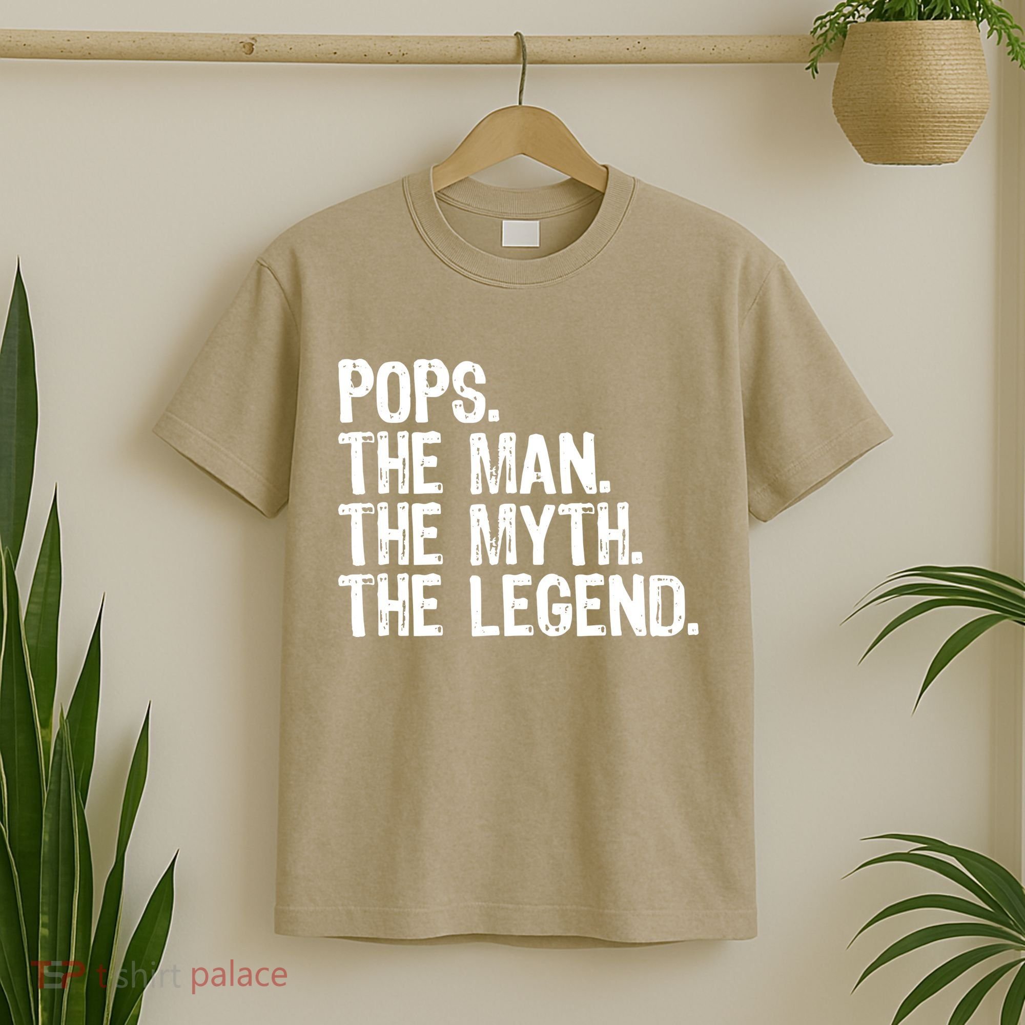 Pops The Man The Myth The Legend Gift Christmas T-Shirt
