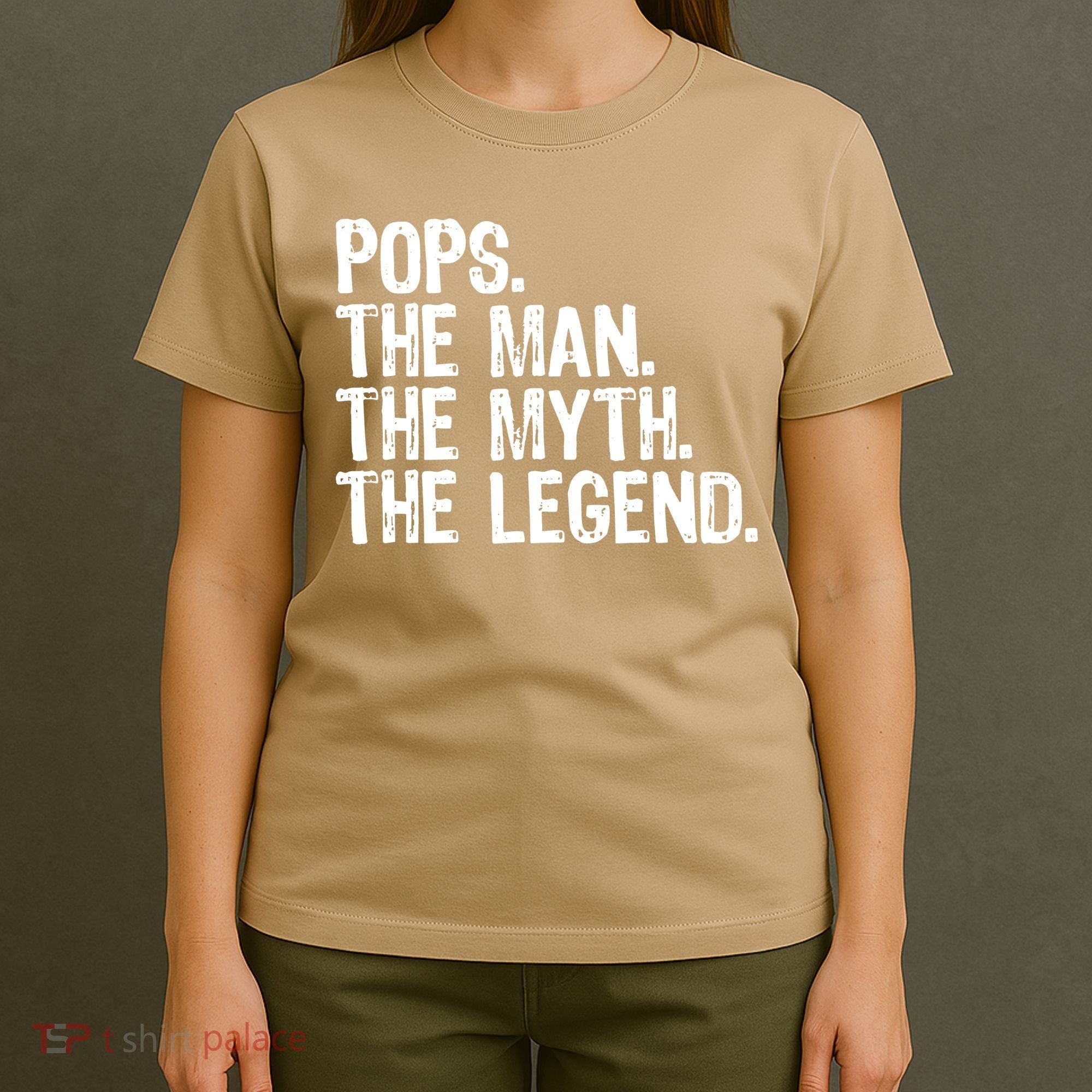 Pops The Man The Myth The Legend Gift Christmas T-Shirt