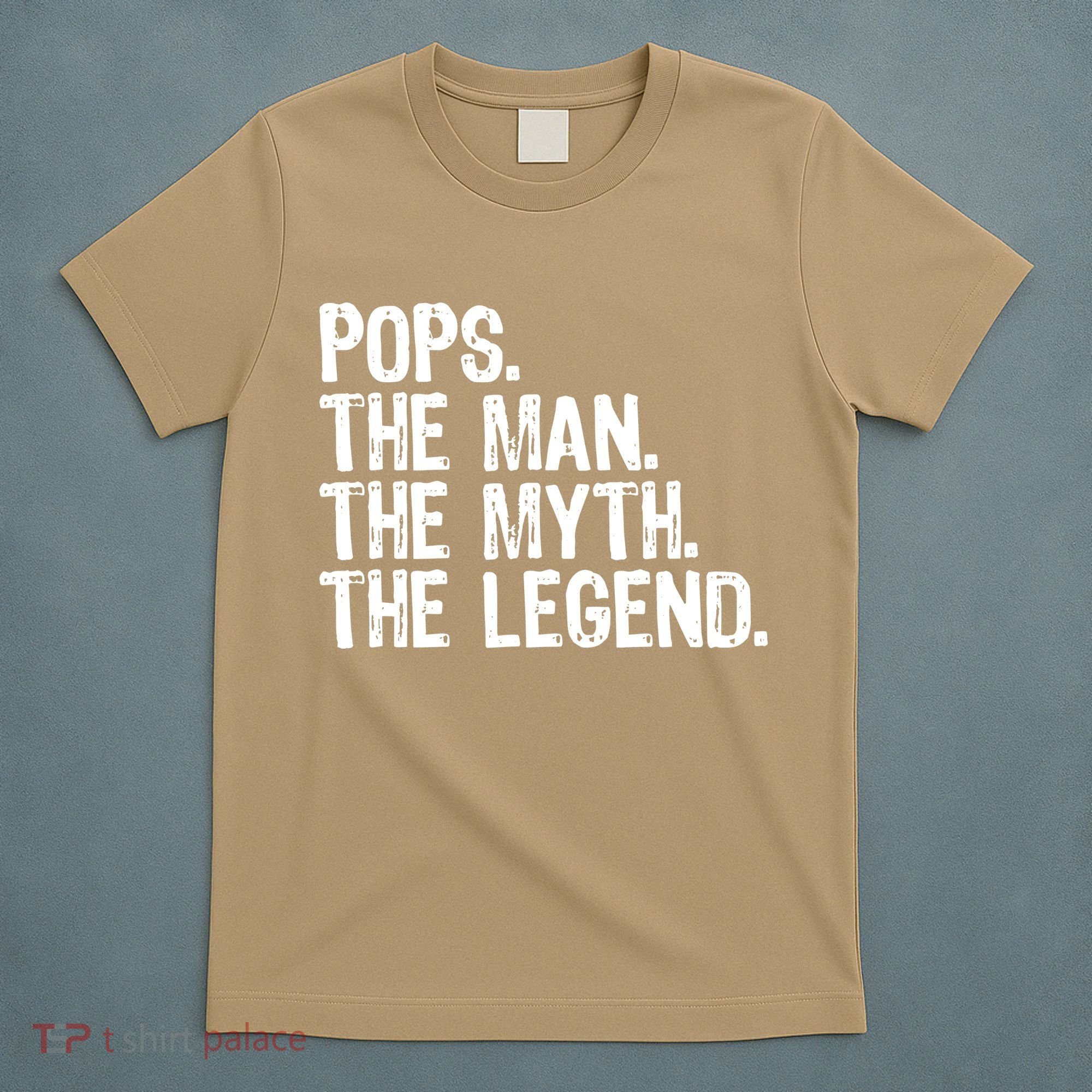 Pops The Man The Myth The Legend Gift Christmas T-Shirt