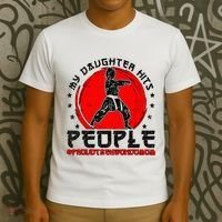 Proud Taekwondo Mom Taekwondo Mama Taekwondo Fighter Mom T-Shirt thumb 3