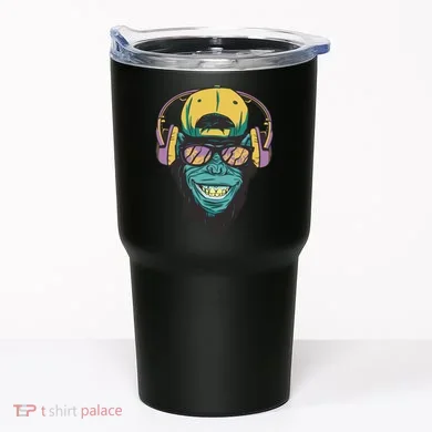 Palm Tree Music Monkey Tumbler