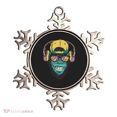 Palm Tree Music Monkey Ornament