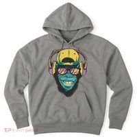 Palm Tree Music Monkey Hoodie thumb 0
