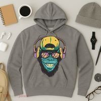 Palm Tree Music Monkey Hoodie thumb 3