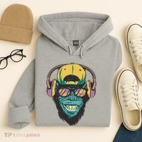 Palm Tree Music Monkey Hoodie thumb 4