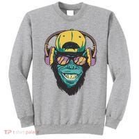 Palm Tree Music Monkey Sweatshirt thumb 0