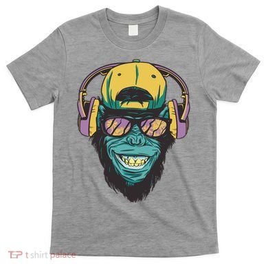 Palm Tree Music Monkey T-Shirt