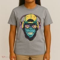 Palm Tree Music Monkey T-Shirt thumb 4
