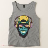 Palm Tree Music Monkey Tank Top thumb 2