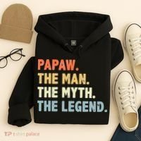 Papaw The Man Myth Legend Father’s Day Gift Hoodie thumb 4