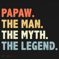 Papaw The Man Myth Legend Father’s Day Gift Long Sleeve Shirt thumb 2