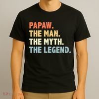 Papaw The Man Myth Legend Father’s Day Gift T-Shirt thumb 3