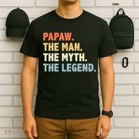Papaw The Man Myth Legend Father’s Day Gift T-Shirt thumb 6