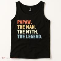 Papaw The Man Myth Legend Father’s Day Gift Tank Top thumb 2