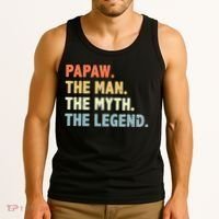 Papaw The Man Myth Legend Father’s Day Gift Tank Top thumb 3
