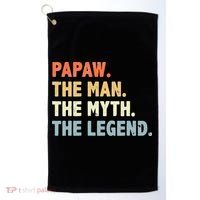 Papaw The Man Myth Legend Father’s Day Gift Golf Towel thumb 0