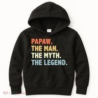 Papaw The Man Myth Legend Father’s Day Gift Kids Hoodie thumb 0