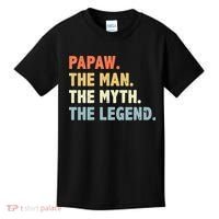 Papaw The Man Myth Legend Father’s Day Gift Kids T-Shirt thumb 0