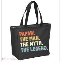 Papaw The Man Myth Legend Father’s Day Gift Tote Bag thumb 2