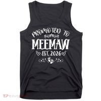 Promoted To Mee Maw New Baby EST 2026 Tank Top thumb 0