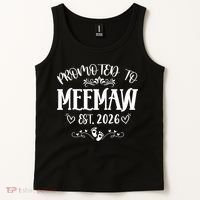 Promoted To Mee Maw New Baby EST 2026 Tank Top thumb 2