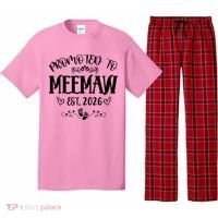 Promoted To Mee Maw New Baby EST 2026 Pajama Set thumb 0