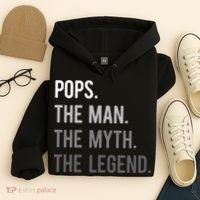 Pops The Man The Myth The Legend Hoodie thumb 4