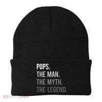 Pops The Man The Myth The Legend Beanie thumb 0