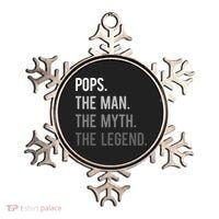 Pops The Man The Myth The Legend Ornament thumb 0