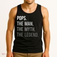 Pops The Man The Myth The Legend Tank Top thumb 3