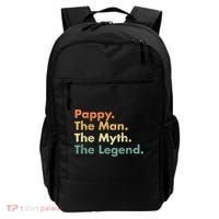 Pappy The Man The Myth The Legend Father Dad Uncle Gift Backpack thumb 0
