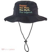 Pappy The Man The Myth The Legend Father Dad Uncle Gift Bucket Hat thumb 0