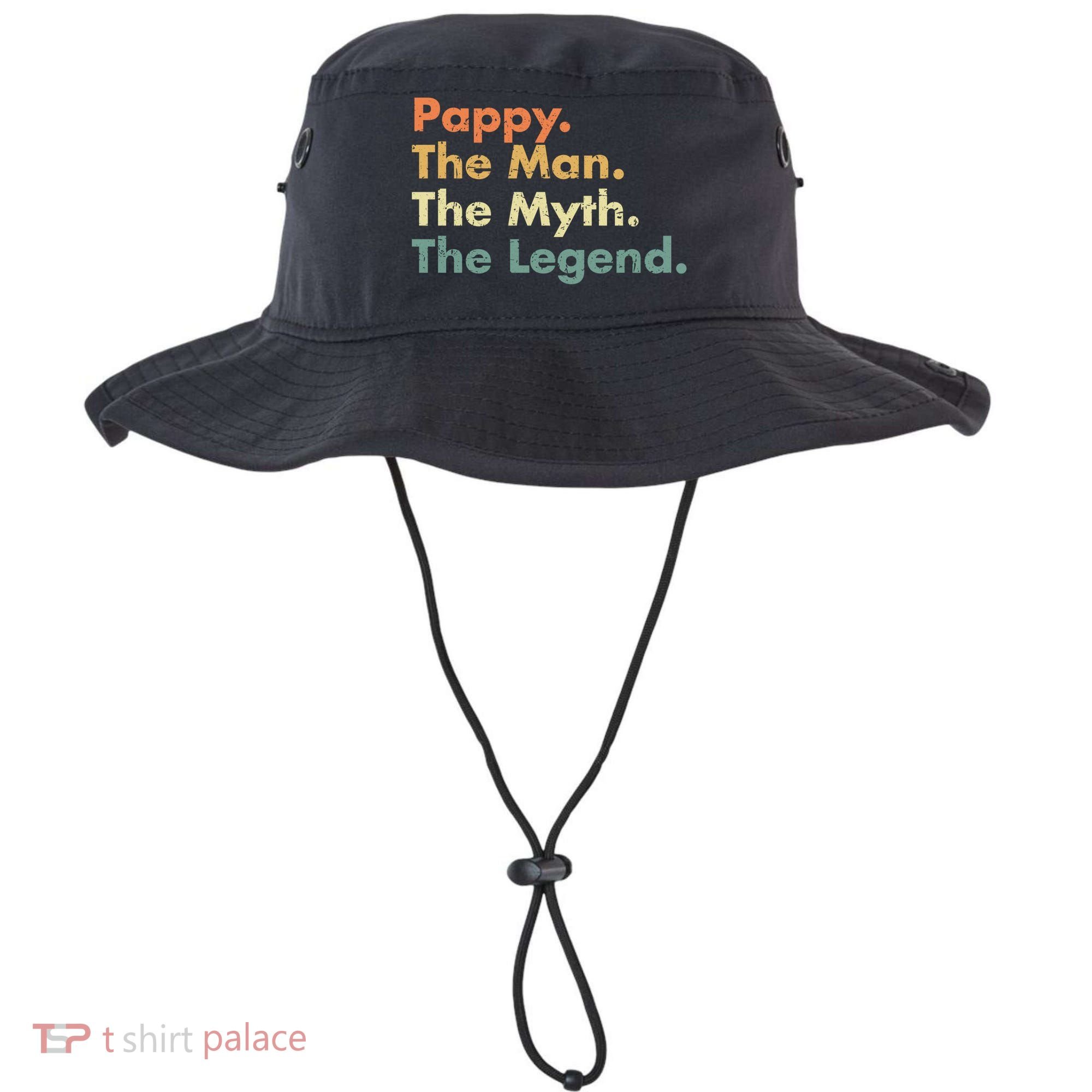 Pappy The Man The Myth The Legend Father Dad Uncle Gift Bucket Hat