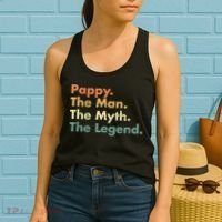 Pappy The Man The Myth The Legend Father Dad Uncle Gift Women's Tank Top thumb 2