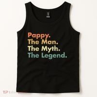 Pappy The Man The Myth The Legend Father Dad Uncle Gift Tank Top thumb 2