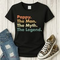 Pappy The Man The Myth The Legend Father Dad Uncle Gift Women's T-Shirt thumb 3