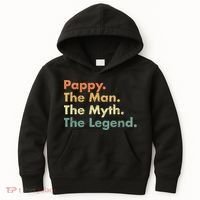 Pappy The Man The Myth The Legend Father Dad Uncle Gift Kids Hoodie thumb 0